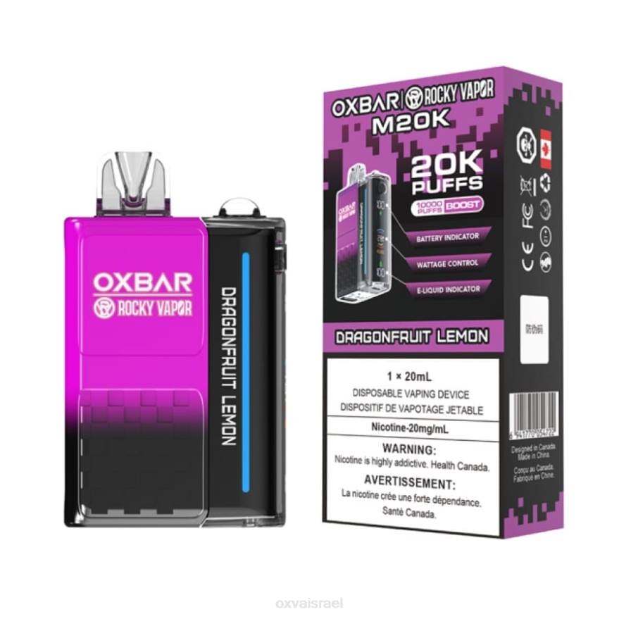 OXVA מחיר HBRJ4 דרקון לימון OXVA OXBAR M20K