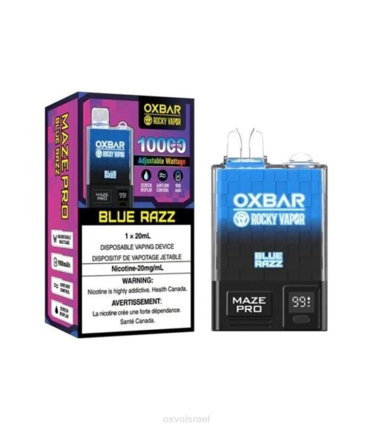 OXVA vape shop HBRJ26 כחול ראז OXVA OXBAR MAZE PRO 10000